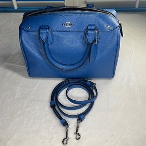 Royal Blue Coach Mini Bennett -F57522